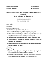 Chủ đề 5 Chất tinh khiết - hỗn hợp. Phương pháp tách các chất Bài 15 Chất tinh khiết- hỗn hợp Môn: Khoa học tự nhiên- Lớp 6