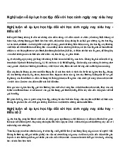 Nghị luận về áp lực học tập đối với học sinh ngày nay siêu hay