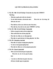 Gợi ý ôn tập môn Pháp luật đại cương | Trường đại học Mở Hà Nội