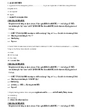 Bài tập có đáp án Động từ môn Tiếng Anh  | Học viện Nông nghiệp Việt Nam