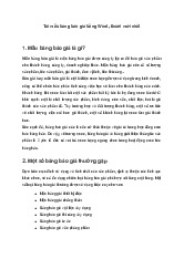 Mẫu bảng báo giá 2025 thông dụng