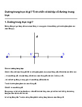 Đường trung trực là gì? Tính chất và bài tập về đường trung trực | Toán hình 7