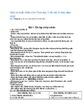Giáo án buổi chiều môn Toán lớp 5 Kết nối tri thức năm 2025