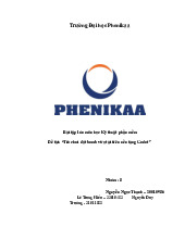 Báo cáo Đồ án Kỹ thuật phần mềm: Phát triển Game Đặt Bomb trên Godot. Môn Kỹ thuật phần mềm | Đại học Trường Đại học Phenika.