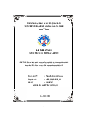 Vai trò của cách mạng công nghiệp và phương thức thích ứng của Việt Nam trong cách mạng công nghiệp 4.0| Đại học Kinh tế Quốc Dân