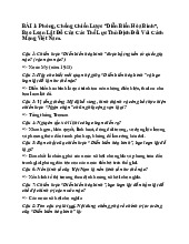 Trắc nghiệm An ninh phi truyền thống và pháp luật môn Công tác quốc phòng an ninh | Đại học Đồng Tháp