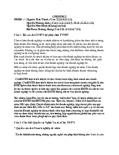 Chương 2 quyền và nghĩa vụ của DNTN | Đại học Kinh tế Kỹ thuật Công nghiệp