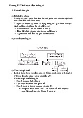 Chương III  - Trình Bày Dữ Liệu Thống Kê và Phân Tổ Thống Kê môn Thống kê trong kinh tế và kinh doanh | Trường Đại học Kinh Tế Quốc Dân