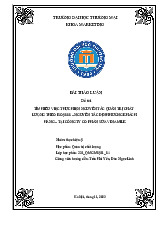 Tìm hiểu việc thực hiện nguyên tắc quản trị chất lượng theo ISO 9000 | Bài thảo luận quản trị chất lượng