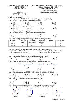 Đề giữa học kỳ 1 Toán 7 năm 2023 – 2024 trường THCS Long Biên – Hà Nội
