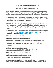 Bài tập luyện môn lý thuyết thống kê kinh tế | Đại học Nội Vụ Hà Nội