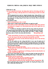 Hoạt Động Nhận Thức Tư Duy | Môn Tâm lý quản lý - Đại học Công Đoàn