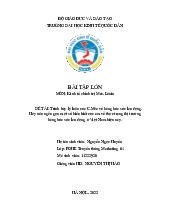 Lý Luận & Thực Trạng Thị Trường Hàng Hóa Sức Lao Động | Bài tập lớn Môn Kinh tế chính trị Mác-Lênin - Đại học Kinh Tế Quốc Dân
