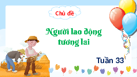 Giáo án điện tử Hoạt động trải nghiệm 3 Cánh diều: Người lao động tương lai