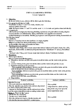 Unit 9: U9L2B | Giáo án Tiếng Anh 2 sách i-Learn Smart Start (Cả năm)