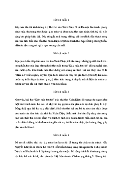 Văn mẫu lớp 11: Kết bài Đây mùa thu tới của Xuân Diệu | Cánh diều