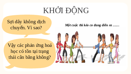 Giáo án điện tử Hoá học 11 Bài 1 Chân trời sáng tạo: Khái niệm về cân bằng hóa học