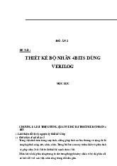 Thiết Kế Bộ Nhân 4-Bit Bằng Verilog | Môn Integrated Circuits and Systems Design - Đại học Sư phạm Kỹ thuật Thành phố Hồ Chí Minh
