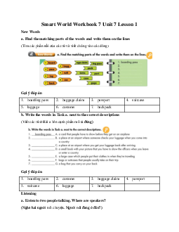 Smart World Workbook 7 Unit 7 Lesson 1