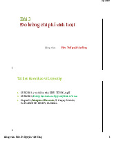 Bài 3: Đo lường Chi phí Sinh hoạt và Chỉ số CPI  môn Kinh tế vi mô | Trường Đại học Kinh Tế Quốc Dân