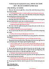 Ôn tập Câu hỏi trắc nghiệm | Pháp Luật Đại Cương | Trường Đại học Hà Nội