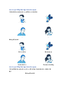 Giải VBT môn Tiếng việt 2 -   Bài ôn tập 1 | Chân trời sáng tạo