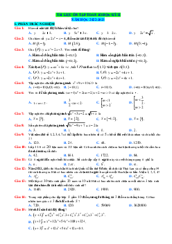 Tài liệu ôn tập Toán 10 Kết nối tri thức học kỳ 2 năm học 2022-2023
