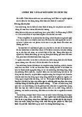 Chủ đề thi vấn đáp  môn Kinh tế chính trị | Trường đại học Mở Hà Nội