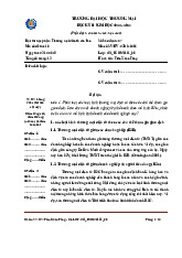 Bài thi học phần: TMĐT Căn Bản - Mã Đề 10 | Trường Đại học Thương Mại