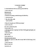 Câu hỏi Trắc nghiệm Chương 2 ôn tập  môn chủ nghĩa xã hội khoa học | Học viện Nông nghiệp Việt Nam