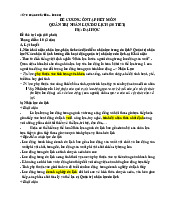 Đề cương ôn tập môn Quản trị nhân lực du lịch