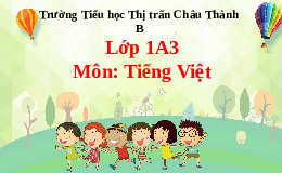 Giáo án điện tử Tiếng việt 1 bài 1 Chân trời sáng tạo : Dạo phố