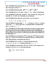 Đề Thi Thử Toán 9 Tuyển Sinh Vào Lớp 10 Chuyên Có Đáp Án (Đề 1)