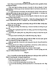 Câu hỏi trắc nghiệm ôn tập môn Tư tưởng Hồ Chí Minh  | Trường Đại học Kinh doanh và Công nghệ Hà Nội