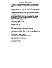 Trắc Nghiệm môn Kiểm soát nội bộ | Trường Đại học Sư phạm Kỹ thuật Thành phố Hồ Chí Minh