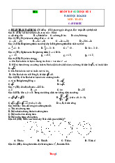 10 Đề Kiểm Tra Cuối Học Kỳ 1 Toán 9 Cánh Diều 2025-2026 Có Đáp Án