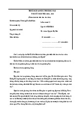 Bài thi học phần: Tư tưởng Hồ Chí Minh - Mã số đề thi: 09 | Trường Đại học Thương Mại