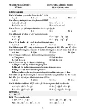Ôn tập giữa kì 1 Toán 8 năm 2024 – 2025 trường THCS Cầu Giấy – Hà Nội
