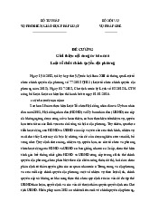 Đề cương Giới thiệu nội dung cơ bản của Luật tổ chức chính quyền địa phương | Học viện Hành chính Quốc gia