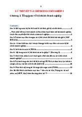 TCDN1 - Tóm tắt lý thuyết Tài chính Doanh nghiệp 1