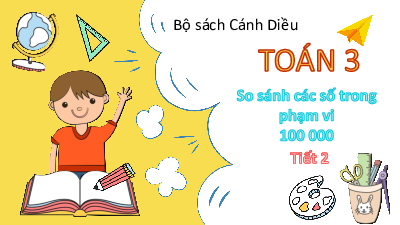 Bài: So sánh các số trong phạm vi 100 000 - Tiết 2 | Bài giảng PowerPoint Toán 3 | Cánh Diều