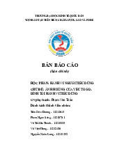 Nghiên cứu về Ảnh hưởng của Gia đình đến Hành vi Tiêu dùng | Môn Hành vi người tiêu dùng - Đại học Kinh Tế Quốc Dân