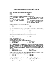 Câu hỏi trắc nghiệm ôn tập Tư tưởng Hồ Chí Minh | Đại học Bách Khoa Hà Nội