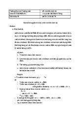 Bài Kiểm Tra Giữa Kỳ II: Kinh Tế Chính Trị | Đại học Thương Mại