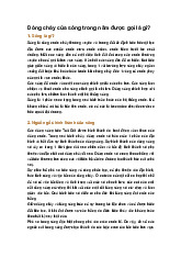 Dòng chảy của sông trong năm được gọi là gì?