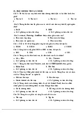 Đề cương môn Tin học đại cương - trường đại học Kiến trúc.