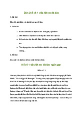 Kể về một việc tốt em đã làm | Văn mẫu 6 Kết nối tri thức
