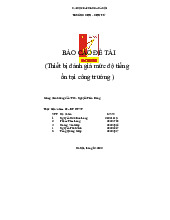 Thiết bị đánh giá mức độ tiếng ồn tại công trường | Thực tập cơ bản | Trường Đại học Bách Khoa Hà Nội