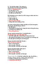 Bài tập ôn tập thi hết học phần môn Kinh tế vĩ mô | Trường đại học Mở Hà Nội