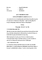 Quản trị thương hiệu - Thương mại điện tử | Trường Đại học Tài nguyên và Môi trường Hà Nội